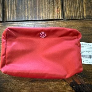 Lululemon All Your Small Things Pouch Mini Persian Red color.  Like New.
